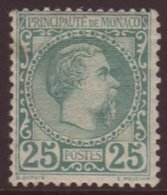 7103 1885 25c Blue-green, SG 6 (Yvert 6), Fine Mint Large Hinge With Lovely Fresh Colour & Full Perfs. Well Centered For - Other & Unclassified