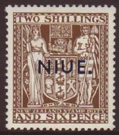 7277 1941 Arms 2s 6d, Single Line Watermark SG 79, Fine Mint.  For More Images, Please Visit Http://www.sandafayre.com/i - Niue