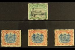 7285 1897 CORRECTED INSCRIPTIONS Mint Group With 18c Perf 14½-15, SG 110b, Plus 24c Perf 13½-14, Perf 14½-15, And Perf 1 - North Borneo (...-1963)