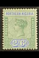 7312 1900 2s6d Green And Ultramarine, SG 8, Very Fine Mint. For More Images, Please Visit Http://www.sandafayre.com/item - Nigeria (...-1960)