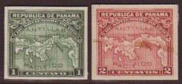 7348 1905 1c Green And 2c Red Declaration Of Independence 'Map' Set (SG 136/7, Scott 179/80) Issued Colours Stamp- Size - Panama