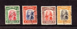 7570 1934 Brooke $3, $4, $5 And $10 SG 122/25, Superb Cds Used. (4) For More Images, Please Visit Http://www.sandafayre. - Sarawak (...-1963)