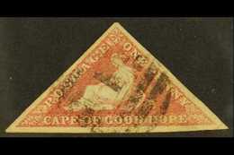7669 CAPE OF GOOD HOPE 1855-63 1d Rose, SG 5a, Very Fine Used With 3 Large Margins & Light Numeral Cancellation For More - Unclassified