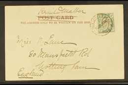 7723 TRANSVAAL 1904 (19 Jul) Picture Postcard Addressed To England, Bearing ½d KEVII Tied By The Scarce "BERTRAMS T.S.C. - Unclassified