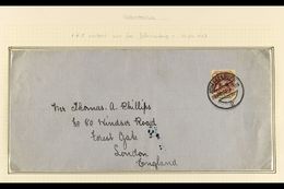 7724 TRANSVAAL 1903 (March) Commercial Cover To London, England, Bearing 1901-02 3d ERI Opt, SG 240, Tied By Johannesbur - Unclassified