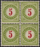 7950 POSTAGE DUES 1889-93 5c Carmine & Olive-green Inverted Frame, Michel 17 II AXdb K, SG D182C, Zumstein 17D.b.II K, V - Other & Unclassified
