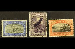 7980 1897 2s Black & Ultramarine, 5s Black & Red-brown With Wmk Sideways, 2s6d Deep Purple Wmk Upright, SG 51a, 52, 53a, - Tonga (...-1970)