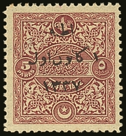 8017 POSTAGE DUES 1921 5pa Lilac Purple, Ovptd 1st Adana Issue, Mi 764I, Very Fine Mint. Signed. Rare And Attractive Sta - Other & Unclassified