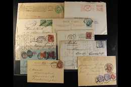 8144 1841-1936 COVERS & CARDS COLLECTION A Most Interesting Selection Of Postal Stationery, Postcards & Commercial Envel - Other & Unclassified