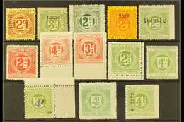 8163 LOCAL RAILWAY STAMPS Early 20th Century All Different Fine Mint (some Are Never Hinged) Group On A Stock Card, Love - Other & Unclassified