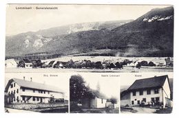 Lommiswil 1909 Gestempelte AK Nach Twann Leichte Gebrauchsspuren In Ecken - Other & Unclassified