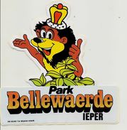Autocollant Parc D'attraction Bellewarde (Ypres - Belgique) - Stickers