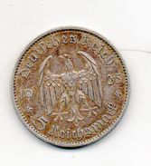 Allemagne. 5 Reichsmark. 1935 - 5 Reichsmark