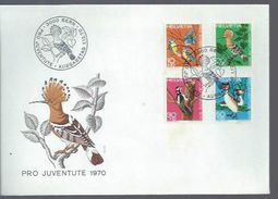 SUISSE : FDC Pro Juventute 1970 " Oiseaux Divers  " Berne - Collections, Lots & Series