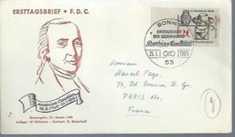 ALLEMAGNE : FDC 21/1/65 " Hibou " - Collections, Lots & Series