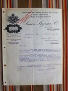 21 Nuits St Georges 78 Versailles Lucien Legras & Cie Fabrique De Cassis Marc De Bourgogne - Invoices