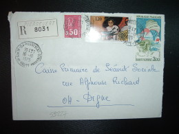 LR Pour CPAM TP SAINT FLORENT 3,00 + EUROPA VAN DONGEN 1,20 + BEQUET 0,50 OBL.16-10-1975 PIERREVERT (04) - Postal Rates