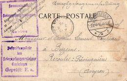 TB 2214 - MILITARIA - Carte En Franchise Militaire - Prisonnier COUPIAC Au Camp De GARDELEGEN Allemagne Pour BUZEINS - Oorlog 1914-18