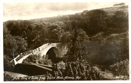 AYRSHIRE - ALLOWAY - AULD BRIG O' DOON FROM BURNS' MONT. RP    Ayr97 - Ayrshire