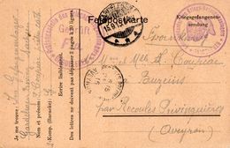 TB 2222 - MILITARIA - Carte En Franchise Militaire - Prisonnier COUPIAC Au Camp De GARDELEGEN Allemagne Pour BUZEINS - 1. Weltkrieg 1914-1918