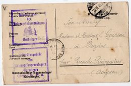 TB 2226 - MILITARIA - Carte En Franchise Militaire - Prisonnier COUPIAC Au Camp De GARDELEGEN Allemagne Pour BUZEINS - WW I