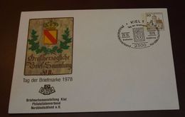 Cover Brief Tag Der Briefmarke 1978  Kiel  #cover3765 - Privatumschläge - Gebraucht