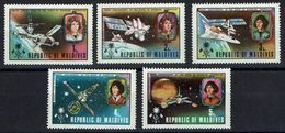 Maldives , 1973 , Mercury , Glenn , Apollo , Kennedy , Vostok , Gagarin , Tereshkova , Soyus - Collections
