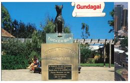 (320) Australia - With Stamp At Back Of Postcar - NSW - Dog On Tuckerbox (with Special Postmark At Back) - Coffs Harbour