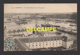 DF / 56 MORBIHAN / LORIENT / VUE PANORAMIQUE DU PORT DE GUERRE / CIRCULÉE EN 1905 - Lorient