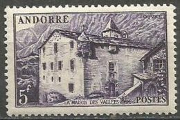 Andorra - 1951 House In The Valleys 5f MLH *  SG F121  Sc 118 - Neufs
