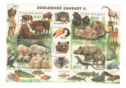 Year 2017 -  Czech ZOO´s II., S/S,  MNH - Chimpancés