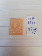 RARE Koning Willem III 2 CT SURINAME SURINAM 1873 ORANGE STAMP TIMBRE - Nuevos