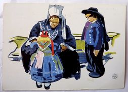 CPM ART MATHURIN MEHEUT LA BRETAGNE FEMME ET ENFANTS DE PLOUGASTEL-DAOULAS CARTE POSTALE EDITIONS EUROFRANCE 206 - Meheut