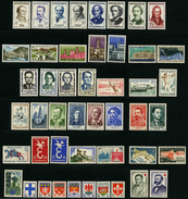 FRANCE - ANNEE COMPLETE 1958 - YT 1142 à 1188 ** - 47 TIMBRES NEUFS ** - 1950-1959