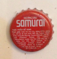 Cambodia Coca Cola Samurai Energy Drink Used Bottle Crown Cap / Kronkorken / Capsule / Chapa / Tappi - Casquettes