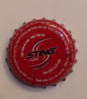 Cambodia Coca Cola Sting Energy Drink Used Bottle Crown Cap / Kronkorken / Capsule / Chapa / Tappi - Casquettes