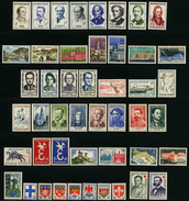 FRANCE - ANNEE COMPLETE 1958 - YT 1142 à 1188 ** - 47 TIMBRES NEUFS ** - 1950-1959