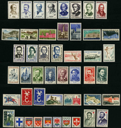 FRANCE - ANNEE COMPLETE 1958 - YT 1142 à 1188 ** - 47 TIMBRES NEUFS ** - 1950-1959