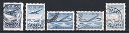 FINLANDE Poste Aérienne : Timbres Yvert & Tellier N° 3 - 4 - 5 - 6 - 9 - 10 Et 11. - Usati