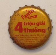 Vietnam Coca Cola Fanta Big Promotion With 4 Millions Prizes / Used Bottle Crown Cap / Kronkorken / Capsule / Chapa - Mützen/Caps