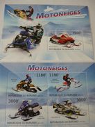 BURUNDI : BLOC 462/63** 2012 -motoneiges , Cote: 29,00€ - Neufs