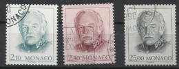 MONACO N° 1705 à 1707 Oblitérés 1990 - Usati