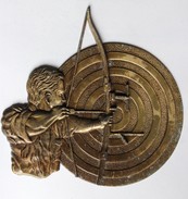 Très Belle Ancienne Récompense Tir à L'arc Archer Cible - Tir à L'Arc