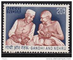 India MNH 1973, Homage To Gandhi & Nehru - Neufs