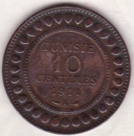 PROTECTORAT FRANCAIS. 10 CENTIMES 1911 A. BRONZE. - Tunisia