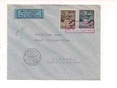 7161 1930 LIECHTENSTEIN POSTA AEREA FDC LUFTPOST COVER - Poste Aérienne