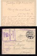TB 2232 - MILITARIA - Lettre En Franchise Militaire - Prisonnier COUPIAC Au Camp De GARDELEGEN Allemagne Pour BUZEINS - Guerre De 1914-18