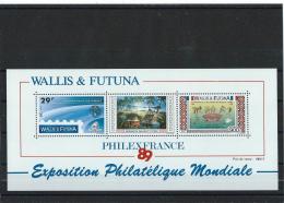 WALLIS ET FUTUNA 1989 - YT BF N°4 NEUF SANS CHARNIERE ** (MNH) GOMME D'ORIGINE LUXE - Blocs-feuillets