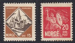 NORVEGIA - NORGE - 1930 - Lotto Due Valori Nuovi MH: Yvert 148 E 149. - Neufs