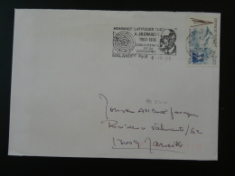 92 Hauts De Seine Malakoff Explorateur Explorer Charcot 1986 - Flamme Sur Lettre Postmark On Cover - Esploratori E Celebrità Polari